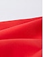 abordables ROUGE-Combinaisons Robe de Soirée Élégante Robe Invité de Mariage Longueur de Sol Sans Manches Coeur Satin avec Nœud(x) Jupe Overskirt