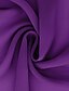 billiga Golvlängd-Grön Kjolspringa  Kolumnblommig Elegant kvällsklänning Strandbröllop Hög slits V-nacke Golvlängd Chiffon 3/4 längd ärm med spets enfärgad