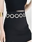 abordables Ceinture pour femme-ceinture circulaire en chaîne dorée pour femme – bijoux tendance pour la plage, les fêtes et les tenues d&#039;été