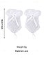 economico Guanti da donna-eleganti guanti da sposa in pizzo bianco – guanti da sposa senza dita con fiocco e dettagli floreali, perfetti per matrimoni e occasioni speciali