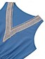 preiswerte Einfaches Kleid-Damen Mini Kleid A-Linie Kleid Sommerkleid Einfarbig Off-Shoulder Kleid Basic Lässig Urlaub Täglich Reguläre Passform Grafik Ärmellos V-Ausschnitt Schwarz Blau Grün Sommer