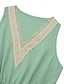 preiswerte Einfaches Kleid-Damen Mini Kleid A-Linie Kleid Sommerkleid Einfarbig Off-Shoulder Kleid Basic Lässig Urlaub Täglich Reguläre Passform Grafik Ärmellos V-Ausschnitt Schwarz Blau Grün Sommer