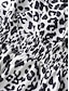 billiga Semesterklänningar-Dam Maxiklänning Vardagsklänning A linjeklänning Slipklänning Stylish Ledigt Semester Dagligen Normal Leopard Ärmlös Axelband Vit Gul Sommar