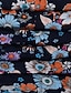tanie Sukienki boho-Damskie Sukienka mini Codzienne sukienki Letnie sukienki Sukienka Boho Elegancja Elegancki Latarnia rękawem Urlop Codzienny Randka Regularny Kwiaty Krótki rękaw Kwadratowy dekolt Czarny Rumiany r