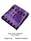 economico Cravatte e papillon da uomo-set da uomo con cravatta e fazzoletto da taschino in seta a quadri viola – elegante e raffinato, perfetto per matrimoni, occasioni aziendali e formali