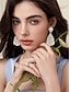 abordables Boucle d&amp;#39;oreille pour femme-Boucles d&#039;oreilles pendantes élégantes en fausses perles et strass – style vintage, plaquées or, parfaites pour les mariages et les occasions formelles