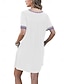 abordables Vestidos boho-día de San Valentín Mujer Normal Mini vestido Vestidos Boho Chic Vestido de una línea Vestido bohemio Bohemia Elegante Clásico Mangas al codo Vacaciones Fiesta Diario Moldeado al Cuerpo Geométrico