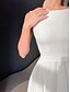 billige Små Hvite Kjoler-Hall liten hvit kjole bridal shower kjoler boho bryllup kjoler ballkjole spagetti stropp scoop hals uten ermer te lengde stretch stoff brudesuits brudekjoler med plisseringer ensfarget