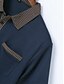 ieftine Polo clasic pentru bărbați-Bărbați Polo de afaceri Cămașă de golf Afaceri Casual Rever Clasic Manșon scurt Bloc Culoare Dungi Nasturi Vară Primăvara &amp; toamnă Negru Roșu-aprins Bleumarin Gri Polo de afaceri