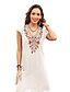 tanie Sukienki boho-Walentynki Damskie Normalny Sukienka mini Sukienki w stylu boho Sukienka A line Sukienka Boho Bohema Elegancki Klasyczny Krótki kimonowy Zimne ramię Urlop Impreza Codzienny Dopasowana Geometryczny