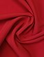 preiswerte ROT-Säulen  Column Abendkleid Elegantes Kleid Formelle Hochzeit Bodenlang Ärmellos Asymmetrischer Ausschnitt Stretch Crepe mit Drapierung