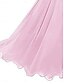 halpa Morsiusneitojen mekot-A-Linjainen Morsiusneidon Mekko V-Kaula Lyhythihainen Elegantti Lattiatason Chiffon Halkaisijalla