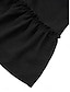 preiswerte Einfaches Kleid-Damen Mini Kleid A-Linie Kleid Sommerkleid Einfarbig Off-Shoulder Kleid Basic Lässig Urlaub Täglich Reguläre Passform Grafik Ärmellos V-Ausschnitt Schwarz Blau Grün Sommer
