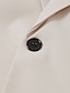 abordables Costumes de mariage-Pour des hommes Mariage Costumes en lin Bleu Ciel Gris Claire Quotidien Léger Couleur Unie Coupe Standard 2 pièces Simple boutonnage un bouton
