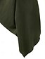 abordables camisetas basicas-Camiseta de manga larga con cuello redondo sólido de caballero retro para hombre, blusa informal suelta asimétrica punk, blusa verde militar