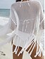 voordelige Kaftans-Dames Zwemkleding Bedekken Zwemjurk Zwempak Uitknippen Vakantie Strand Kleding Effen Lange mouw Badpakken