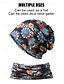 abordables Chapeaux pour femmes-Bonnet ample à imprimé floral pour femme – léger, doux et respirant pour les tenues décontractées et les activités de plein air