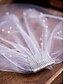 abordables Accesorios para el cabello de mujer-Velo de novia corto con adornos de perlas y cristales: elegante accesorio de boda vintage para novias, ideal para bodas y ceremonias.