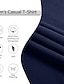 ieftine Tricou casual Henley-Bărbați Tricou Cămașă Henley Tee Top Manșon scurt Bloc Culoare Epocă Modă Designer De Bază Nasturi Henley Vacanță Stradă Ieșire Vară Gri Închis Bleumarin Tricou Henley