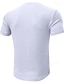 ieftine Tricou casual Henley-Bărbați Tricou Cămașă Henley Cămașă musculară Tricou din tricot cu nervuri Tee Top Mânecă scurtă Simplu Modă Designer De Bază Henley Vacanță Stradă Ieșire Vară Alb Tricou Henley