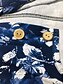 billiga Bohemklänningar-Dam Midiklänning Vardagsklänning A linjeklänning Boho-klänning Stylish Ledigt Semester Dagligen Datum Lös passning Blommig Kortärmad Rund hals Marinblå Grå Vår Höst