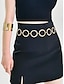 abordables Ceinture pour femme-ceinture circulaire en chaîne dorée pour femme – bijoux tendance pour la plage, les fêtes et les tenues d&#039;été