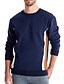 preiswerte Oberteile-Herren Pullover Sweatshirt Marineblau Braun Grün Langarm Shirt Golfkleidung, Kleidung, Outfits, Kleidung