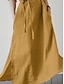 cheap Dresses-Women&#039;s Mini Dress Cotton Linen Dresses Casual Dress Basic Casual Vacation Daily Regular Fit Plain Half Sleeve Crew Neck Black Yellow Blue Summer