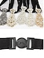 abordables Cravates et nœuds papillon pour hommes-cravate courte en métal doré pour homme – accessoire formel orné de strass pour mariages, hôtes et événements spéciaux