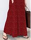 tanie Sukienki-Damskie Sukienka maxi Sukienki z bawełny i lnu Sukienka koszulowa Elegancja Zabytkowe Elegancki Urlop Impreza Codzienny Luźna Graficzny Długi rękaw Kołnierzyk koszuli Wino Królewski błękit Zielony