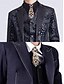 abordables Cravates et nœuds papillon pour hommes-cravate courte en métal doré pour homme – accessoire formel orné de strass pour mariages, hôtes et événements spéciaux