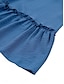 preiswerte Einfaches Kleid-Damen Mini Kleid A-Linie Kleid Sommerkleid Einfarbig Off-Shoulder Kleid Basic Lässig Urlaub Täglich Reguläre Passform Grafik Ärmellos V-Ausschnitt Schwarz Blau Grün Sommer