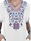 abordables Vestidos boho-día de San Valentín Mujer Normal Mini vestido Vestidos Boho Chic Vestido de una línea Vestido bohemio Bohemia Elegante Clásico Mangas al codo Vacaciones Fiesta Diario Moldeado al Cuerpo Geométrico