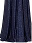 abordables Robes de demoiselle d&#039;honneur-Robe de demoiselle d&#039;honneur A-line décolleté en V manches courtes élégante longueur de sol chiffon avec fente avant