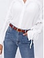 levne Dámský pásek-kožený pásek pro ženy – slim fit, klasická zlatá spona, nastavitelný, ideální pro běžné nošení i do práce