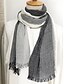 voordelige Heren dassen en vlinderdassen-heren lichtgewicht ombre katoenen sjaal – casual modeaccessoire voor lente, herfst en dagelijkse outfits