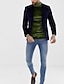 abordables t-shirts de base-Homme T-shirt T-shirt en velours Chemise à Manches Longues manche longue Col roulé Printemps &amp; Automne Uni Mode Designer Basique Velours Vacances Rue Sortir Noir Rouge Vert T-shirt haut de gamme pour
