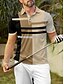 abordables Hauts-Homme T-shirt POLO Kaki Manche Courte Top Tenue de golf Vêtements Tenues Porter des vêtements