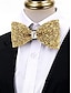 billige Slips og sløyfe for menn-rhinestone sløyfe for menn – elegant formell tilbehør med krystalldetaljer, perfekt for bryllup, fester og spesielle anledninger