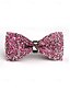 billige Slips og sløyfe for menn-rhinestone sløyfe for menn – elegant formell tilbehør med krystalldetaljer, perfekt for bryllup, fester og spesielle anledninger