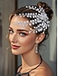 preiswerte Hochzeit ACC-Haarschmuck für Bräute aus Kristall-Strass – elegantes Kopfstück mit Blumen- und Blätterdesign für Damen – perfekt für Hochzeiten, Partys und besondere Anlässe