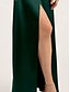 cheap Bridesmaid Dresses-A-Line Bridesmaid Dress Spaghetti Strap Sleeveless Elegant Floor Length Nylon with Split Front