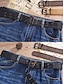 billiga Herrbälten-casual canvasbälte för män med svart spänne | justerbar, hållbar, snygg | idealisk för vardagskläder, jeans och utomhusaktiviteter