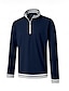 abordables Tapas-Hombre Camisas de polo Azul Marino Manga Larga Camiseta Ropa de golf Ropa Trajes Ropa Ropa
