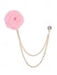 preiswerte Krawatten &amp;amp; Fliegen für Herren-Anstecknadel mit roter Rose und goldener Kette – elegantes Herren-Accessoire für Anzüge und Smokings – perfekt für Hochzeiten, formelle Veranstaltungen und besondere Anlässe