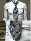 abordables Cravates et nœuds papillon pour hommes-cravates à motifs cachemire pour hommes – tissu élégant semblable à de la soie avec sangle réglable, idéales pour les occasions formelles et décontractées