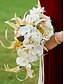 abordables Fleurs de mariage-Fleurs de poignet de mariage bouquets de mariage  événement  fête PVC (chlorure de polyvinyle) style floral