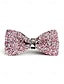 billige Slips og sløyfe for menn-rhinestone sløyfe for menn – elegant formell tilbehør med krystalldetaljer, perfekt for bryllup, fester og spesielle anledninger