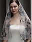 cheap Wedding Veils-One-tier Comtemporary / Stylish Wedding Veil Elbow Veils with Faux Pearl Tulle