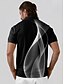 abordables Hauts-Homme T-shirt POLO Noir Manche Courte Top Tenue de golf Vêtements Tenues Porter des vêtements